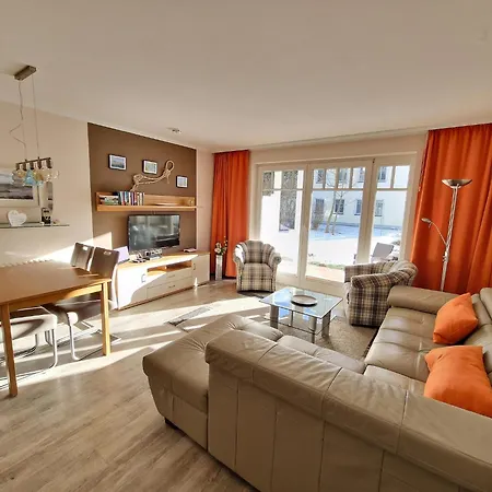 Duenenpark - Komfort Mit 1 Schlafzimmer Und Terrasse Im Erdgeschoss 220 Apartmán Binz